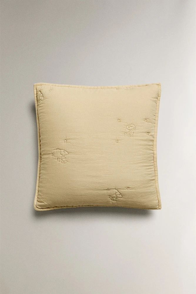 CHILDREN’S PEANUTS™ QUILT THROW PILLOW COVER