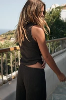TOP GILET STRUCTURÉ