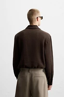 TEXTURED POLO SHIRT