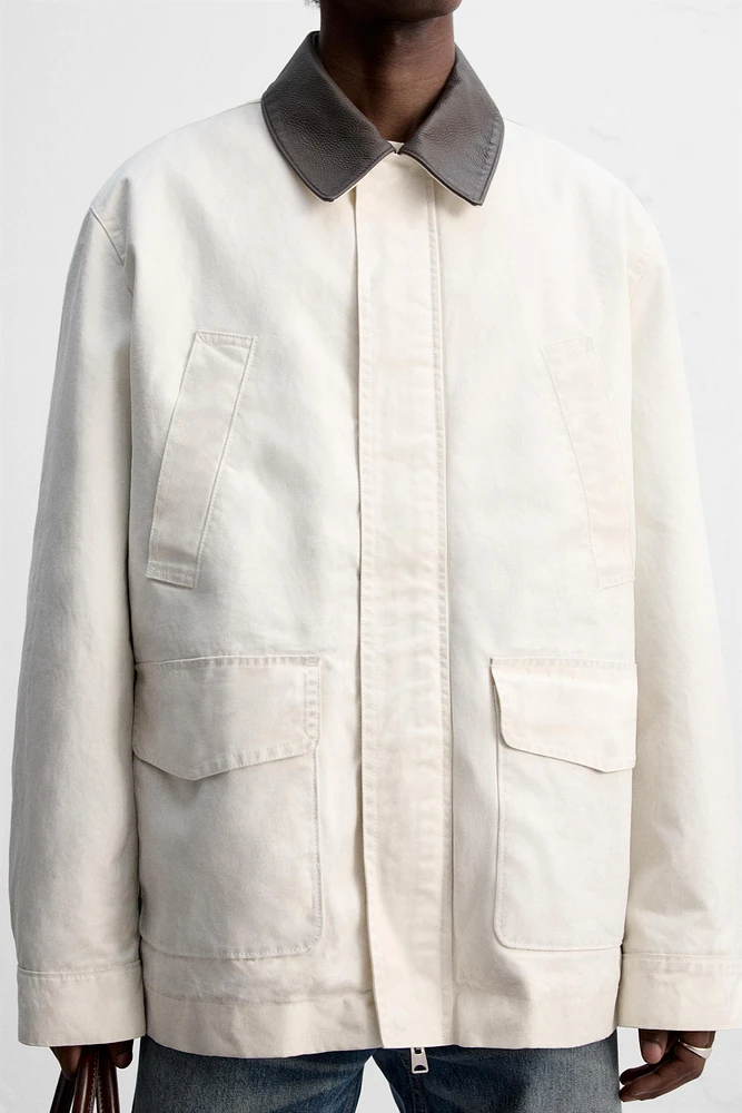 VESTE DÉLAVÉE BIMATIÈRE