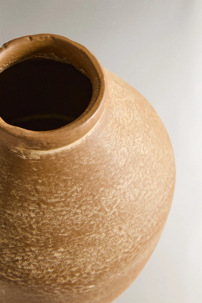 SMALL METAL VASE