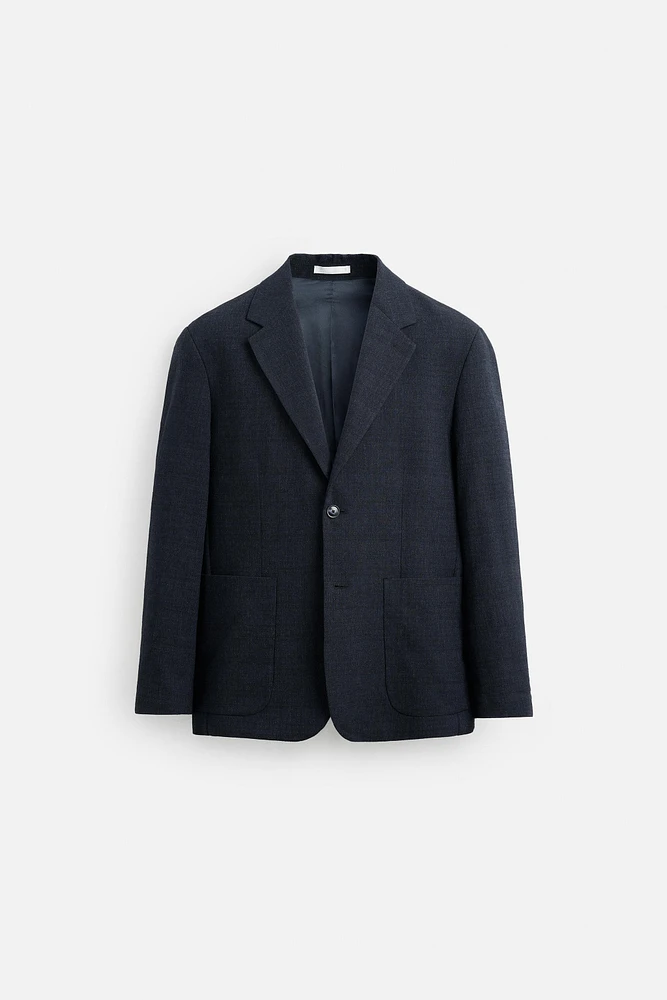 BLAZER REGULAR FIT STRUCTURE