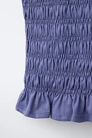 ELASTIC STRAP T-SHIRT