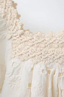 FLORAL EMBROIDERED DRESS