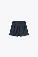 Z1975 MINI DENIM SKORT WITH SLIT