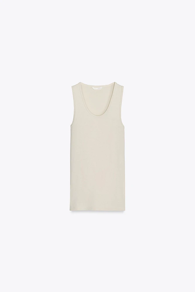COTTON MODAL TANK TOP