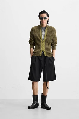 ZIP CARDIGAN