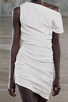 ROBE COURTE DRAPÉE COLLECTION ZW