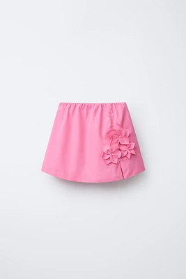 JUPE-SHORT FLEURIE