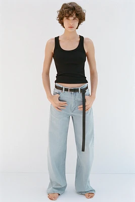 STRAPPY RIB TOP