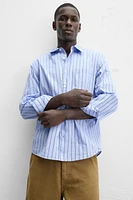 STRIPED RELAXED FIT SHIRT
