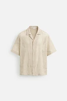 OPEN JACQUARD SHIRT