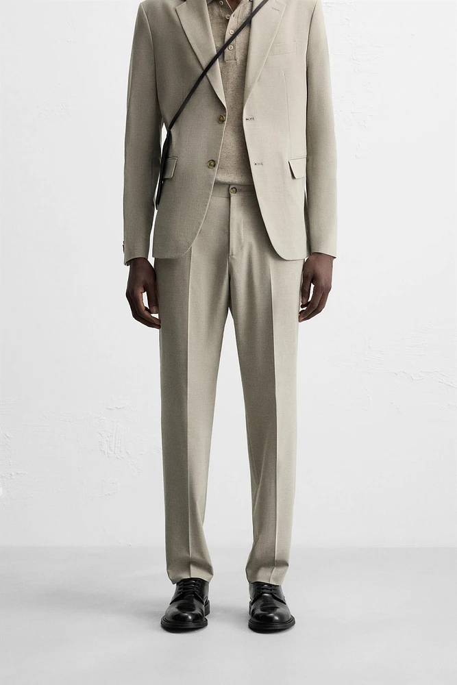 PANTALON DE COSTUME STRUCTURÉ