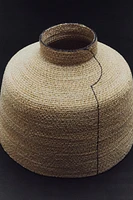 WIDE SEAGRASS VASE WITH LINE