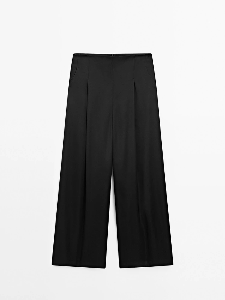 Pantalon large satiné - STUDIO
