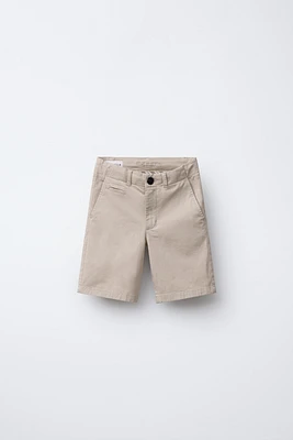 BERMUDA CHINO SLIM FIT BASIQUE