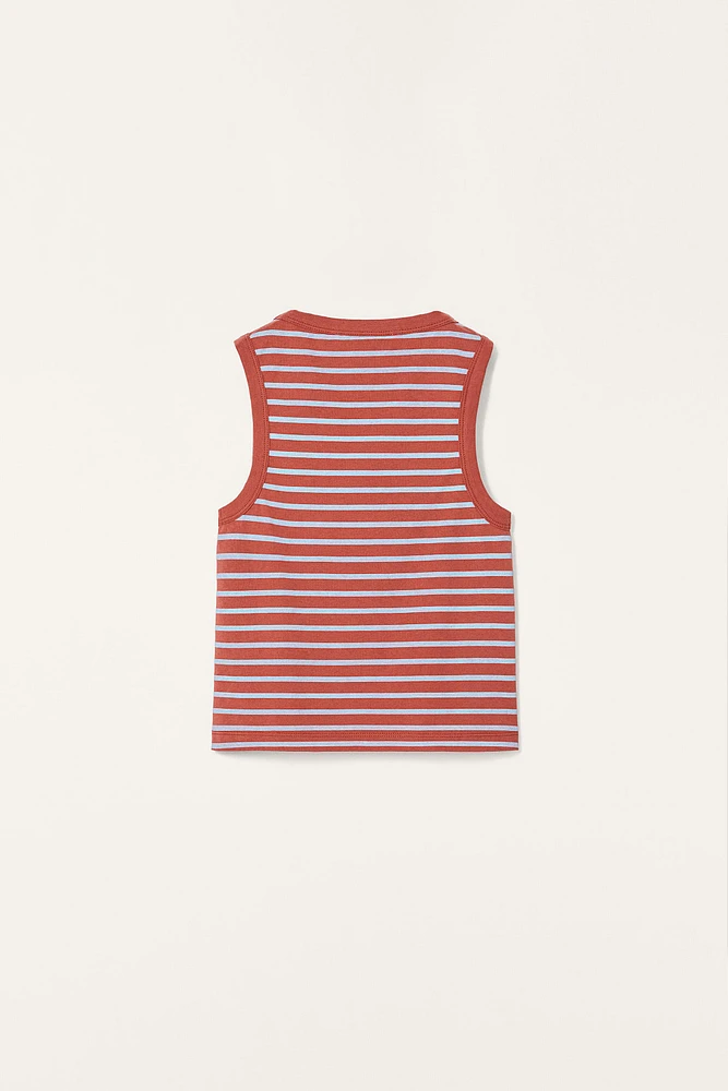 T-SHIRT RAYURES DÉCOUPES ÉDITION LIMITÉE
