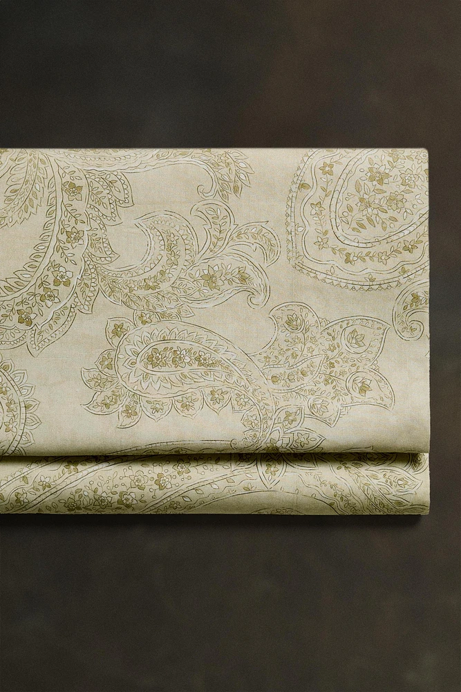 DRAP PLAT IMPRIMÉ PAISLEY