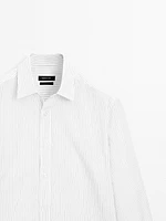 100% cotton regular fit poplin shirt