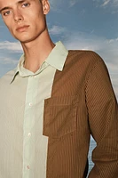 CHEMISE COLOR BLOCK RAYURES LIMITED EDITION