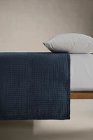 TEXTURED MUSLIN BEDSPREAD
