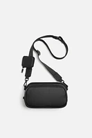 SAC BANDOULIÈRE TEXTURÉ AVEC PORTE-MONNAIE