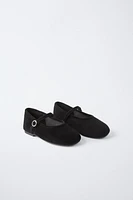 LEATHER BALLET FLATS
