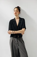 FLOWY POCKET SHIRT