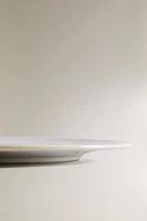 ECRU RIM DINNER PLATE