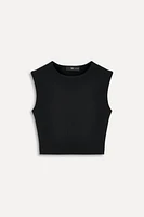 BUCKLED CROP TOP 50TH ANNIVERSARY