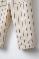 STRIPED BAGGY PANTS