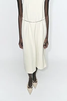 ROBE MI-LONGUE AVEC CEINTURE