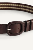 LIMITED EDITION COMBINATION LEATHER BELT