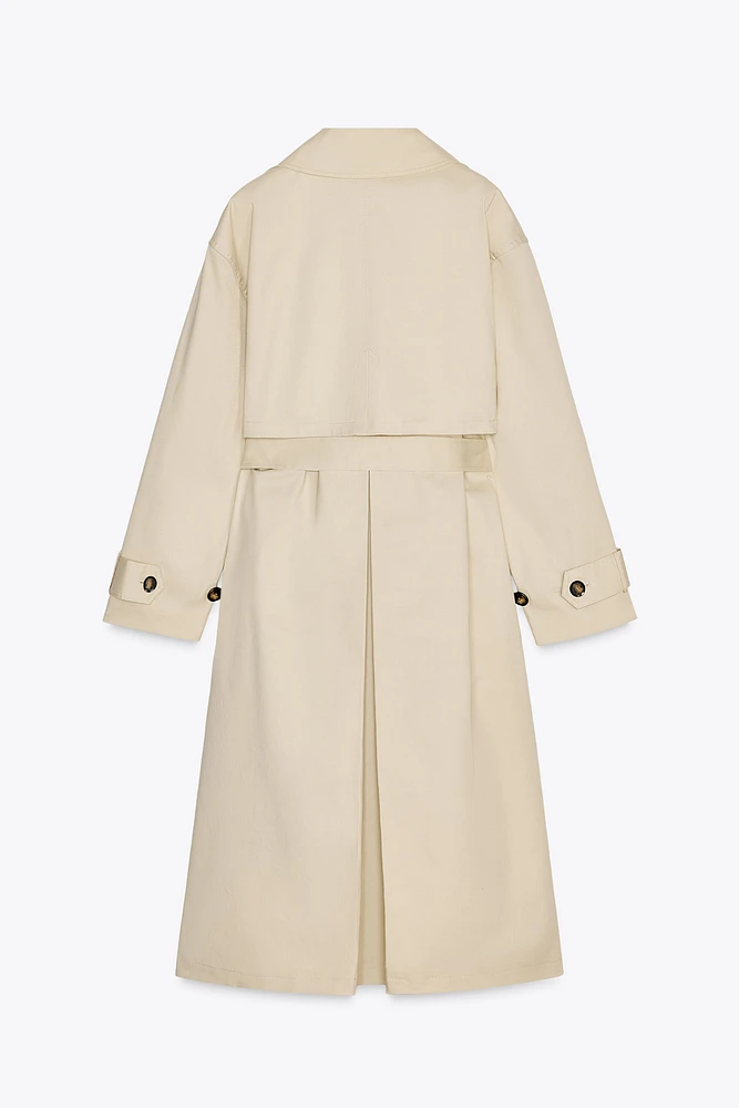 LONG OVERSIZED TRENCH COAT