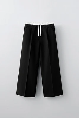 PANTALON À TAILLE DOUBLE