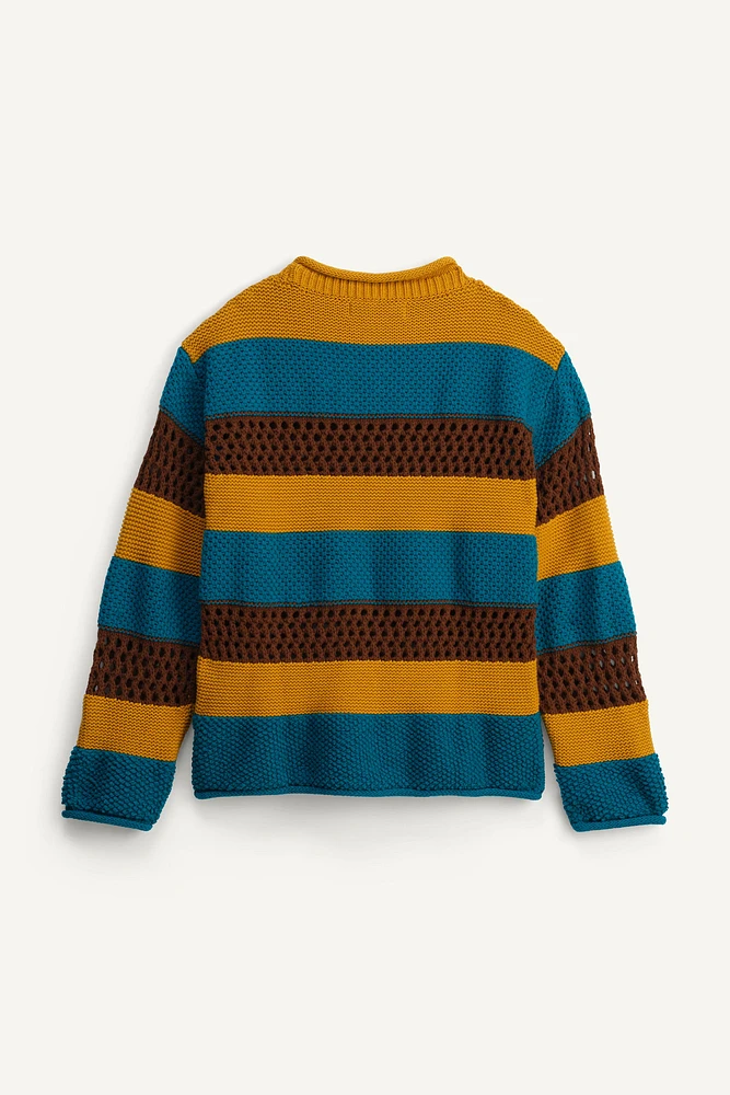 LIMITED EDITION COMBINED TEXTURES SWEATER