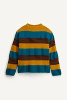 LIMITED EDITION COMBINED TEXTURES SWEATER