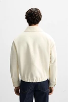 CROPPED FIT COTTON JACKET