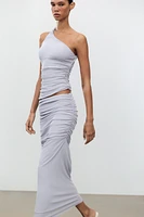 TOP HALTER ASYMÉTRIQUE