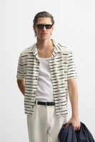 STRIPED JACQUARD SHIRT