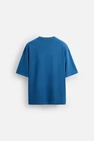 T-SHIRT RELAXED FIT DÉLAVÉ SPRAY