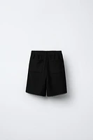 OTTOMAN TOPSTITCHED SHORTS