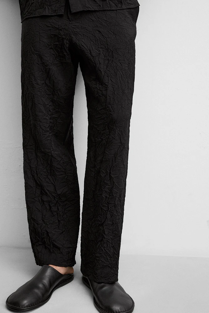 WRINKLE LOOK PANTS