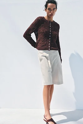 GILET EN MAILLE POINTELLE