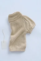 ZARA TIMELESS - GILET EN MAILLE À MANCHES COURTES