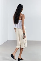 VOLUMINOUS STRIPED POPLIN TOP