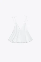 ADJUSTABLE TIE STRAP TOP