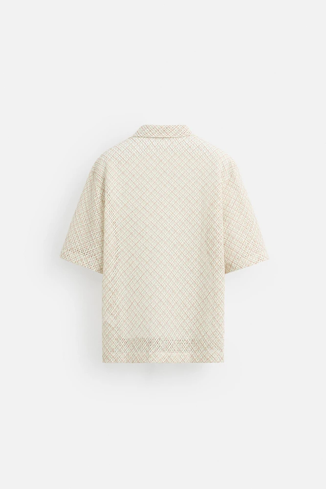TEXTURED WEAVE SHIRT