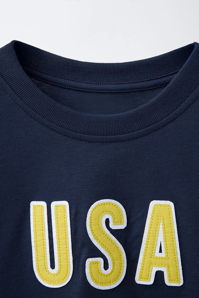T-SHIRT WITH PATCH