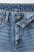 RIPPED WIDE LEG JEANS